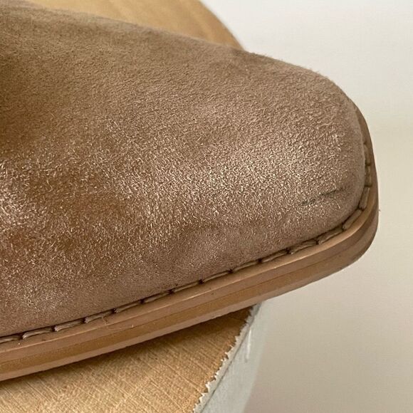 Pre-Owed Steve Madden Womens Tan Leather Bootie Size 9.5 - Picture 5 of 9